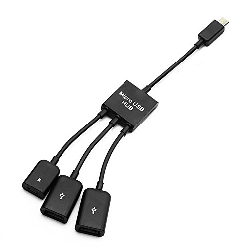 Outstanding® 3 in 1 Micro USB 2.0 Host OTG Hub Adapter Kabel für Samsung - 3