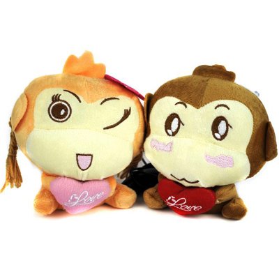 Preisvergleich Produktbild Spielzeug, Monos aus Plüsch mit Lautsprecher