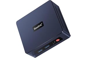 Beelink Mini PC SER3 Mini Dator med AMD Ryzen 3 3200U (2C/4T, upp till 3,5 GHz), 8GB SO-DIMM DDR4 + M.2 PCIe3.0x4 SSD, Stöd för 4K HD/BT 5.0/Wi-Fi 5/1000Mbps LAN/Dual HDMI/Dual skärmar