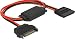 Produktbild Tragant DELOCK Kabel Spannungswandler SATA 15 Pin Stecker 5 V > SATA 15 Pin Buchse 3,3 V + 5 V