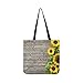 Produktbild Herbsthintergrund mit Sonnenblumen auf Holzbrett Canvas Tote Handtasche Umhängetasche Crossbody Taschen Geldbörse für Damen und Herren Einkaufstasche