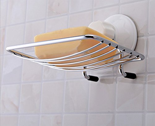 Wandmontage Seifenhalter Seifenhalterung aus Edelstahl für Badezimmer Dusche Küche - 3