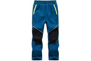 Zzkouine Kinder Softshellhose Schneehose Skihose Warme Hosen Jungen Mädchen Winterhose Outdoorhose Wanderhose