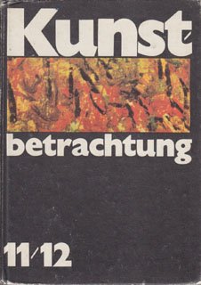 Kunstbetrachtung Klassen 11 12 Lehrbuch DDR
