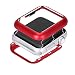 Produktbild LBTrading Apple Watch 40mm / 44mm Hülle Magnetisch Adsorption Schutzhülle Metall Case für iWatch 4 Size 40mm (Rot)