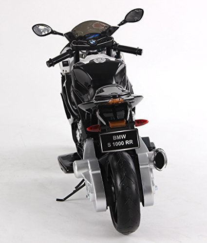Kinder-Elektro Motorrad BMW S 1000 RR Swarz mit Reifen aus EVA