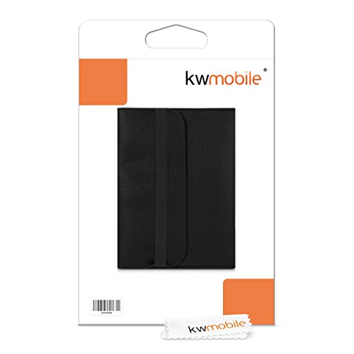 kwmobile Laptoptasche Filz Sleeve f  r 14  Laptop   Notebook   Ultrabook - Notebook Tasche Schutzh  lle Laptop Case H  lle in Schwarz mit Innentaschen