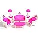 Produktbild CreaTion Spielzeug Puppenhaus Möbel-Wohnzimmer Grand Parlor Sofa Set (Pink)