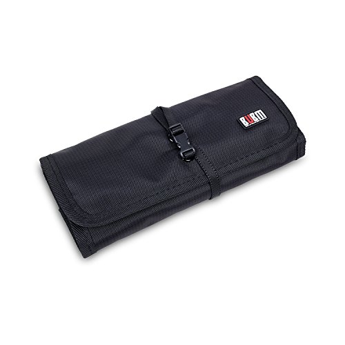 Damai Wrap Universaltasche Tragbare Tasche Elektronike Zubehöre für Reiseorganisator/Festplatte/Kabel (Schwarz) - 4