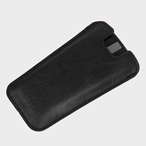 Hermitshell Trim Slim schütz PU Leder Tasche Sleeve etui Hülle Compact Größen für Microsoft Arc Touch Mouse schwarz