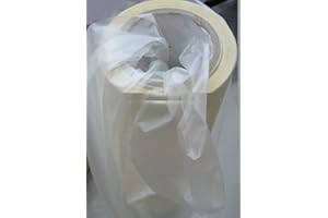 GIORGETTI STRASS FLISELINA IDROSOLUBILE 100cm X 100cm trasparente solubile si scioglie disfa in acqua avalon tela aida tipo cencio nonna