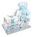 Baby Boy Blue Train Nappy Cake