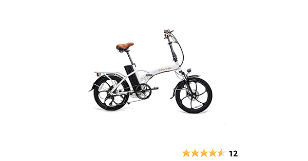 BIWBIK Bici elettrica Pieghevole Book (300 Bianco) : Amazon.it: Sport e  tempo libero