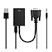 Produktbild Cyond VGA-Stecker auf HDMI-Ausgang 1080P HD + Audio-TV AV-HDTV-Videokabel-Konverteradapter für Desktop, Laptop, DVD, Set-Top-Box, Player