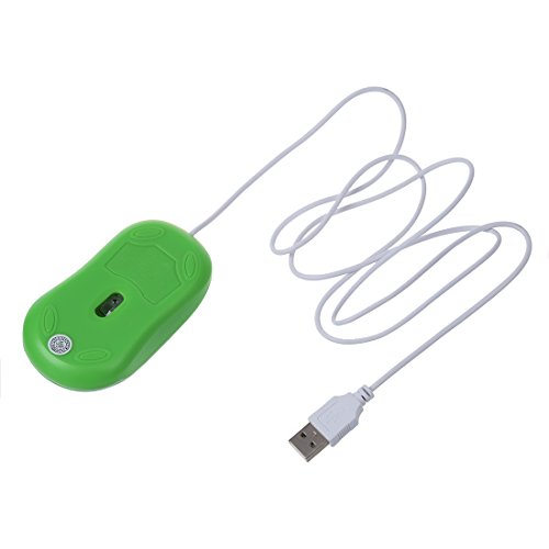SODIAL(R) 3 Tasten Notebook PC Computer USB Mini optische Maus Gr¨¹n - 3