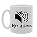 Produktbild MG319 Enjoy the silence Neuheit Geschenk bedruckt Tee Kaffee Tasse aus Keramik