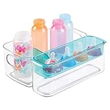 VIELSEITIGE ABLAGEBOX: Ob als Kosmetik Organizer, als Bad Ablage, zur Lagerung von Babynahrung oder zur Kinderzimmer Aufbewahrung von Spielzeug u.Ä. - diese Ablage ist vielseitig einsetzbar und schafft vielerorts Ordnung.