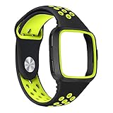 Die besten Geschenke des Valentinsgrußes !!! Beisoug Ersatz-Uhrenarmband-Armband weicher Silikon-Sport-Bügel + Rahmen für Fitbit Versa