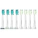 Produktbild Zahnbürstenköpfe-DiamondClean Sonic Ersatzköpfe für Philips Sonicare Elektrische Zahnbürste. 8er-Set - Kompatibel mit DiamondClean, Flexcare Healthy White, Plaque Control, Sonicare for Kids & weitere