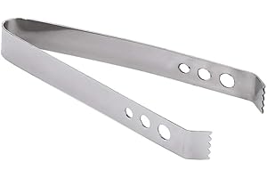 NKlaus pinze per carboncino pinze per incenso fatte a mano in acciaio inox lunghezza 16,5cm 9685