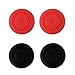 Produktbild Nintendo Switch Joy-Con Daumen Griffe - Stillshine 4pcs Silikon Daumen Griff Stick Key Cover Protector Joystick Caps für Nintendo Switch Joy-Con NS NX Controller (2x Rot 2x Schwarz)