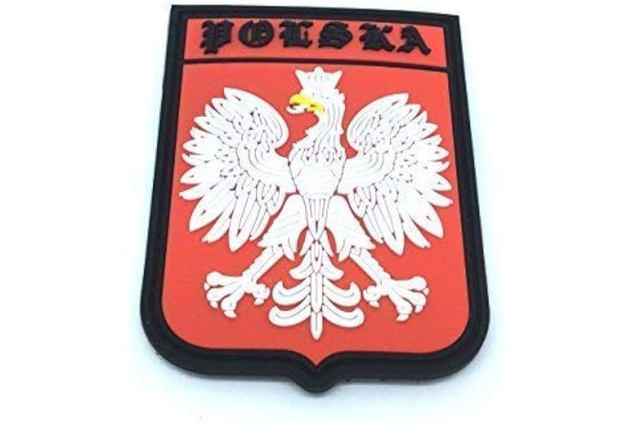Polska Poland Coat Of Arms Crest Flag PVC Patch