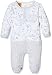 Pumpkin Patch Unisex Baby Mock Tee All-In-One With Feet Plain Footies, Off-White (Milk), 0-3 Months (Manufacturer Size:0-3M)