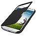 Produktbild betterfon S-View Flipcover Samsung Galaxy S4 mini I9195 Schwarz Schutzhülle Case Cover Handytasche Flip Cover Hülle Tasche + gratis Displayschutzfolie