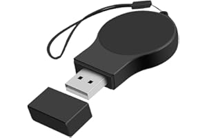 AUSTUO Przenośna stacja ładująca do Samsung Galaxy Watch 6/6 Classic / 5/5 Pro / 4/4 Classic, Watch 3, Active 2 / Active, bezprzewodowa lekka ładowarka