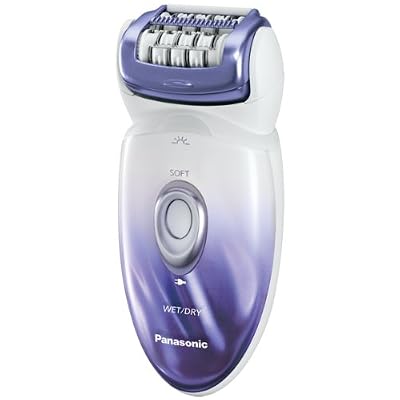 Panasonic Wet&Dry Epilateur avec 48 Pinces/2 Vitesses Violet Nacré