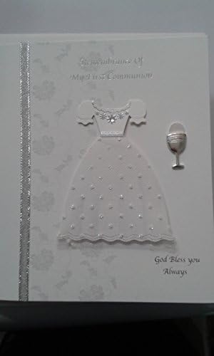 First Holy Communion Handcrfted Card Girl Keepsake