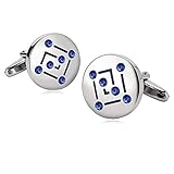 ❣Paket: 1 paar Manschettenknöpfe; Größe: 1.8X1.8CM; Gewicht: 16G