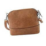 Feitong 2016 moda mujeres Scrub Bolsa de hombro bolso bandolera bolsa, mujer, marrón