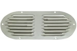 OSCULATI Presa d'Aria Ovale Inox 235 x 118 mm