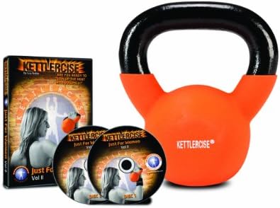 Kettlercise Just for Women VOL II, 2 DISC DVD set PLUS 6kg Kettlercise Kettlebell - Ultimate Fat Loss Package