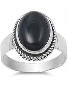 Sterlingsilber Ring mit Stein