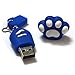 Produktbild Katzenpfote USB Stick 8 GB - Memory Stick Daten Storage - Pendrive - Blau und Weiß