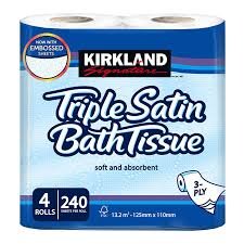 Kirkland Signature 40pk Triple Satin 3 Ply Toilet Tissue