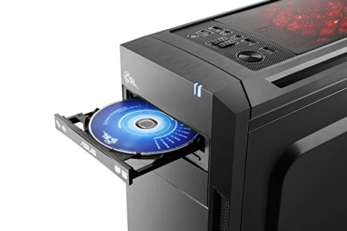 CSL Speed D10042X (Core i7) inkl. Windows 10 Home – Intel Core i7-7700 4x 3600MHz, 16GB RAM, 1000GB HDD, USB 3.1, GTX 1060, DVD - 2