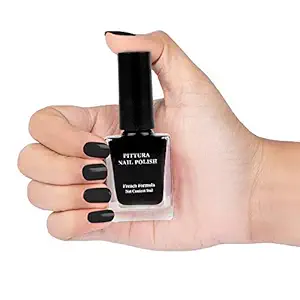 MINISO Pittura Nail Polishes Long Lasting Nail Paint ?01 Black)