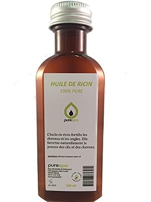 Purespa by Purenail Huile végétale de RICIN pressée à froid- 100% PURE 100ml