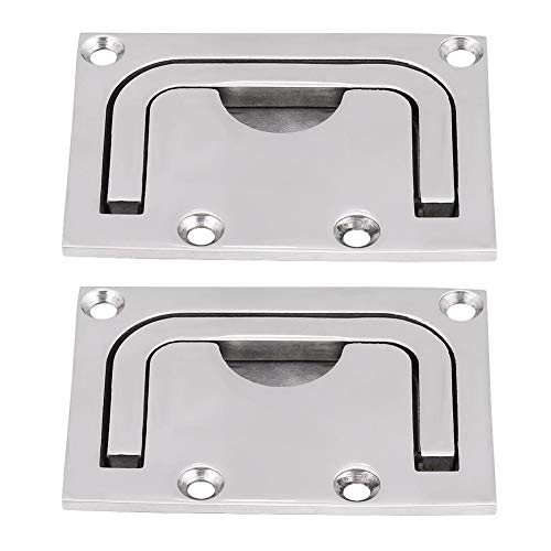 Casier à trappe en acier inoxydable pour bateau avec poignée de traction pour bateau