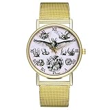 IG Invictus Vintage Ladies Round Mesh Strap Watch Quartz Fashion Watch Quarzmaschengürtel Modeuhr T159 W MIT Mode, Uhren, Quarz -