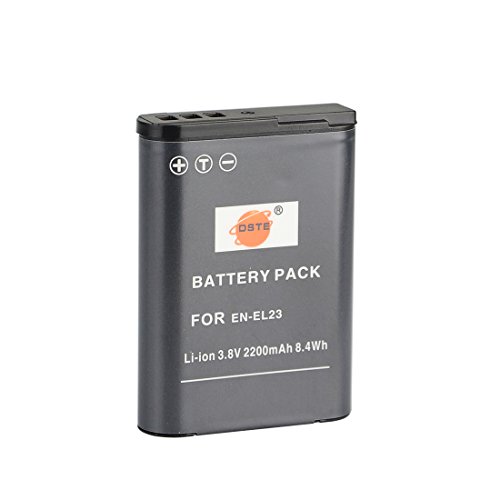 DSTE 2pcs EN-EL23 Replacement Li-ion Battery for Nikon Coolpix P600
Digital Camera