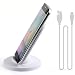 Produktbild Tonsee 3-Coils Qi drahtlose Ladegerät Stand Ladestation für Samsung Galaxy S7 S7 Edge (weiß)