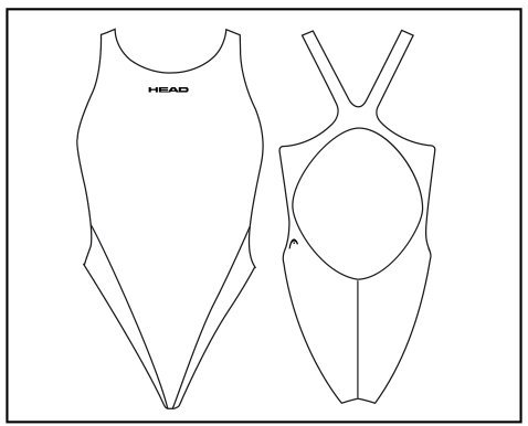 Preisvergleich Produktbild Head Wire Badeanzug, Schwimmanzug für Damen grau Größe 38
