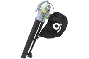 QGARDEN Q Garden Leaf Blower and Vacuum. Powerful 3000W Leaf Vacuum for Clearing Patios, Gardens, Gutters. 3-in-1 Garden Blower for Leaves + Leaf Collector + Shredder. Ergonomic Garden Vacuum - 1yr Warranty