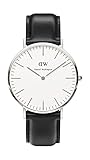 Daniel Wellington Armbanduhr Leder/Sonstige analog Quarzwerk Leder DW00100020