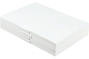 Flewdart 100pcs reispapier A4 (297x210mm) Druckbares eindicken, rice paper druck xuan papier, reis papier für chinesische japanische kalligraphie Tusche Malerei, 60g/m² Vollständig behandeltes Xuan