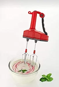 HEATHER Jumbo High Speed Hand Blender with Double Blade Power Free Blender & Beater in Kitchen Appliances Egg & Cream Beater, Milkshake, Soup, Lassi, Butter Milk Maker (Multi Color)